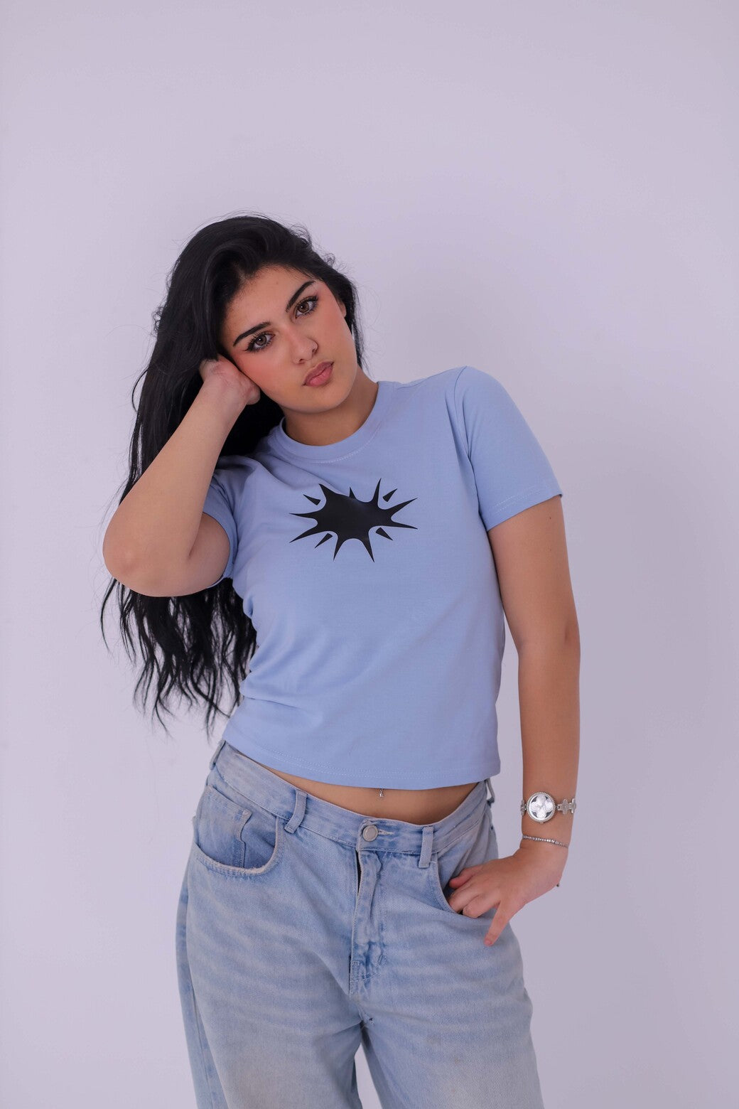 BABY DYNAMITE BABY BLUE T-SHIRT