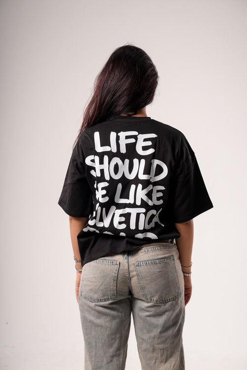 "HELVETICA BOLD" STATEMENT TEE