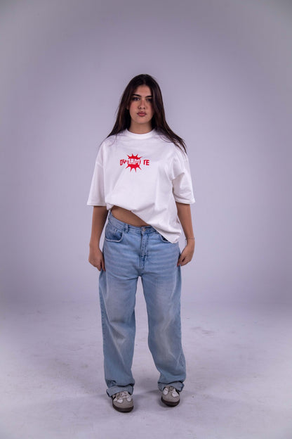 IN 2 MINUTES WHITE DYNAMITE T-SHIRT