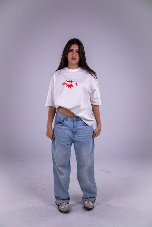 IN 2 MINUTES WHITE DYNAMITE T-SHIRT